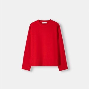 BERSHKA Soft touch crew neck sweater